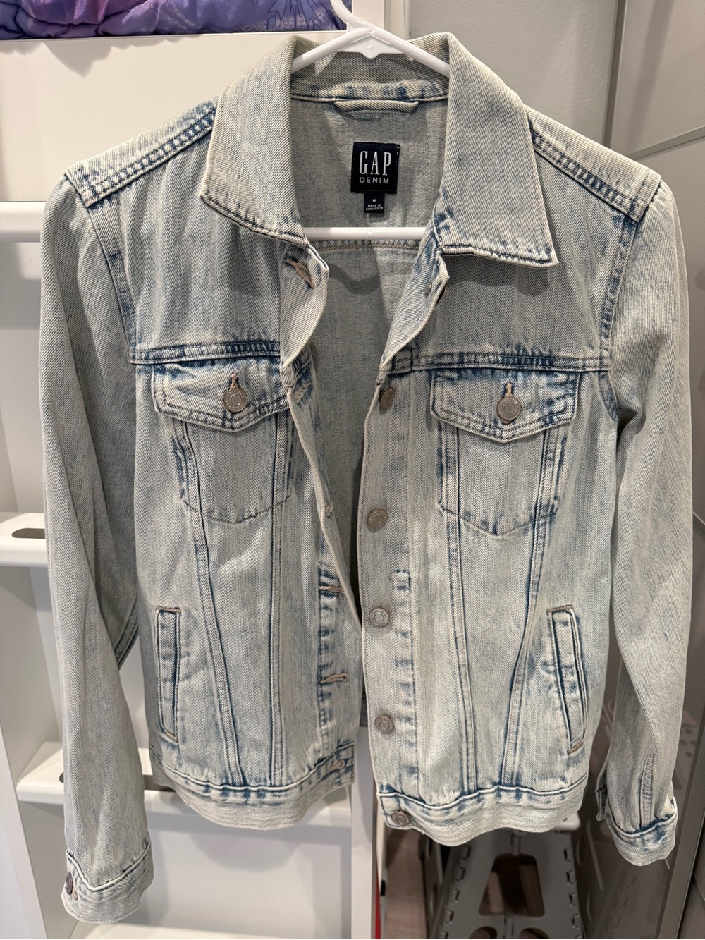 GAP Light Wash Denim Jacket - Light Blue